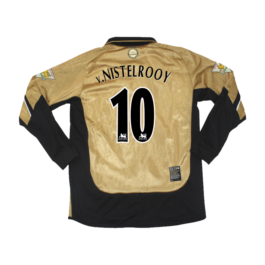 2001/02 Manchester United Ruud van Nistelrooy #10 Retro Football Jersey Retro Vibe Jersey