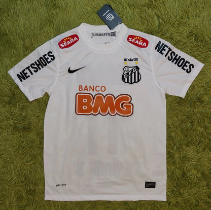 2012 Neymar Jr #11 Santos Home Soccer Jersey