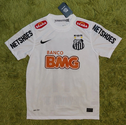 2012 Neymar Jr #11 Santos Home Soccer Jersey