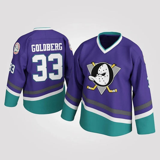 Mighty Ducks Greg Goldberg #33 Hockey Jersey