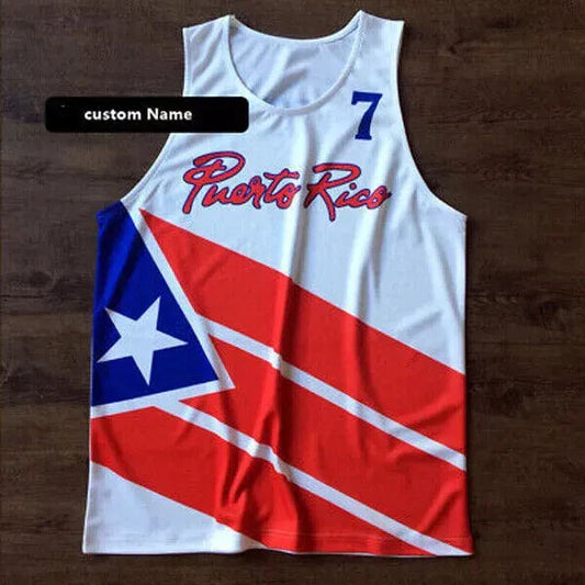 2004 Carlos Arroyo #7 Puerto Rico Basketball Jersey