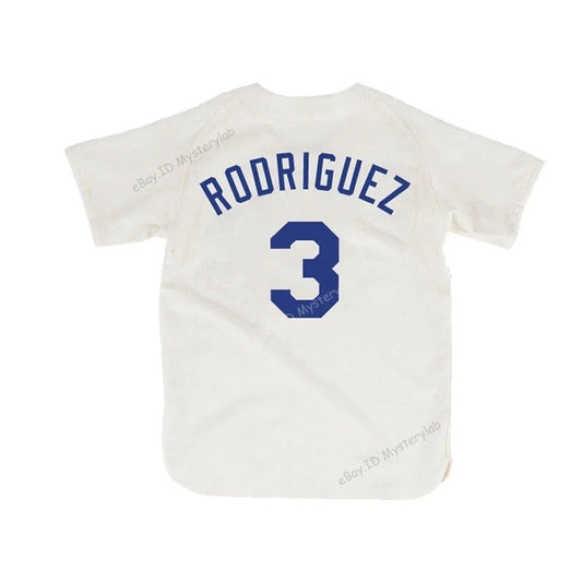 90s Benny "The Jet" Rodriguez #3 Sandlot Baseball Jersey