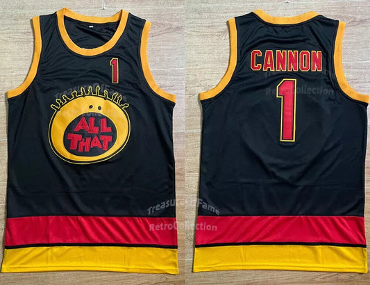 90s All That Cannon #1 Fictional Team Basketball Jersey