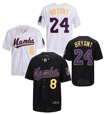 2000s Kobe Bryant #8 & #24 Lakers Baseball Jersey