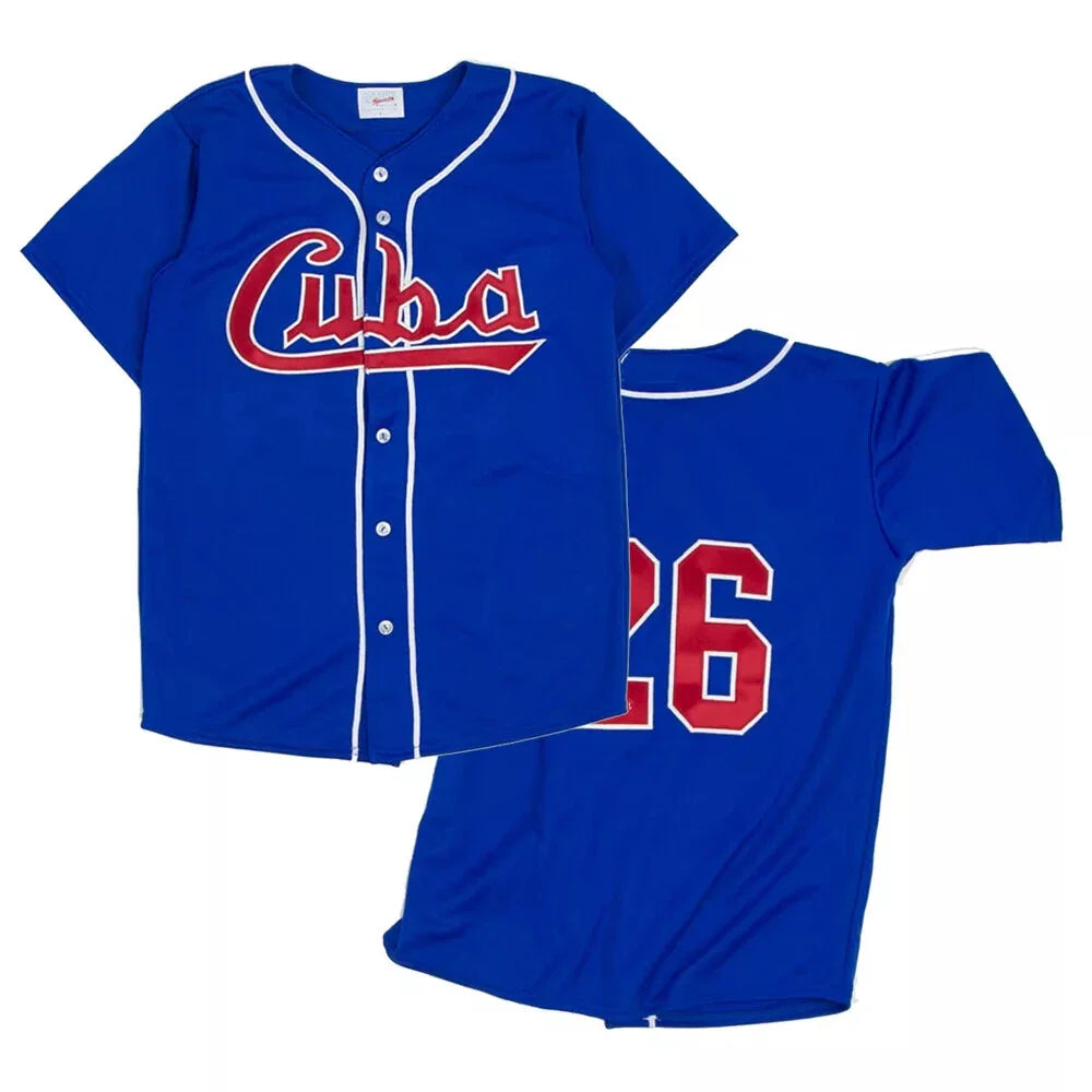 1989 Orestes Kindelán #26 Team Cuba Baseball Jersey