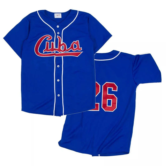 1989 Orestes Kindelán #26 Team Cuba Baseball Jersey