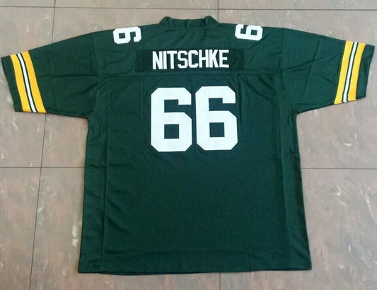 60s Ray Nitschke #66 Green Bay Packers Jersey