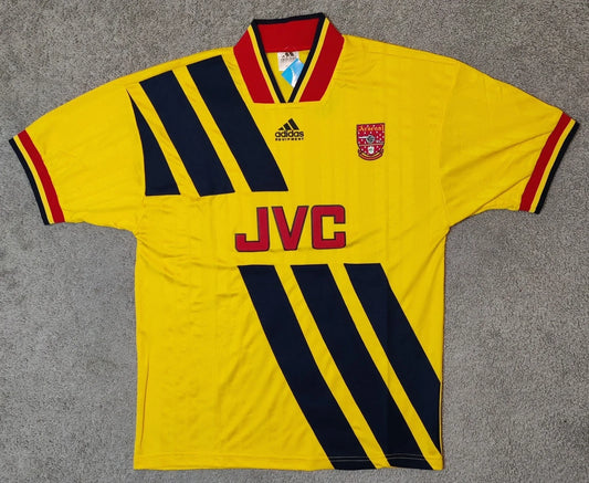 1993-94 Ian Wright #8 Arsenal Away Jersey
