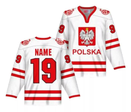 Retro Team Poland Hockey Jersey