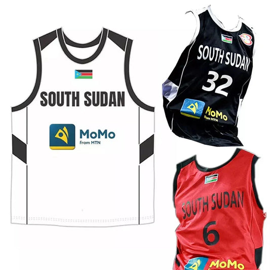 2023 Luol Deng #9 South Sudan Basketball Jersey