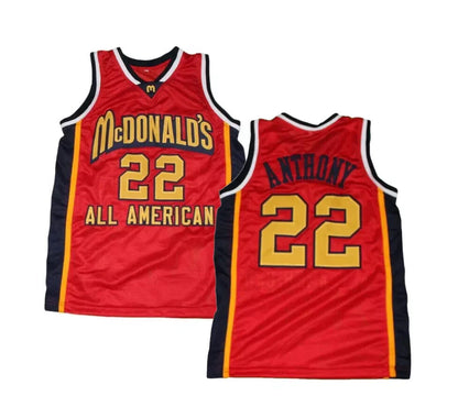 2003 Carmelo Anthony #22 McDonald's Basketball Jersey