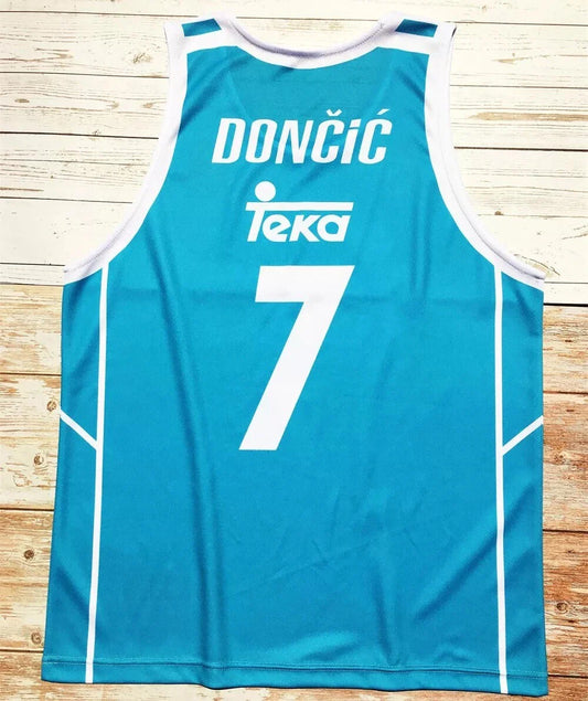 2017 Luka Doncic #7 Spain Basketball Jersey