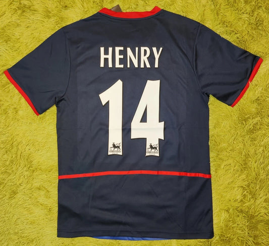 2002 Thierry Henry #14 Arsenal FC Away Jersey