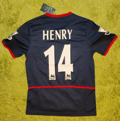 2003 Thierry Henry #14 Arsenal Away Jersey