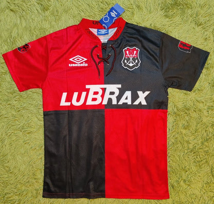 1993-94 Zico #10 CR Flamengo Home Soccer Jersey
