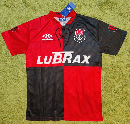 1993-94 Zico #10 CR Flamengo Home Soccer Jersey