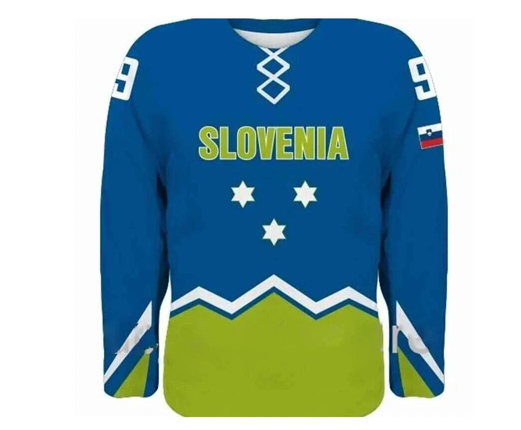 2024 Team Slovenia #23 Hockey Jersey