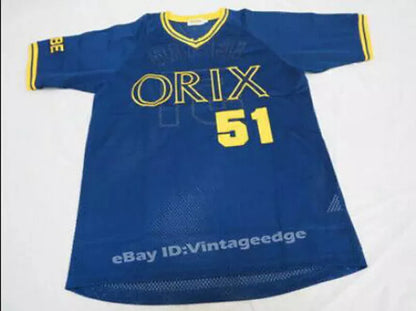 1990s Ichiro Suzuki #51 Orix BlueWave Baseball Jersey