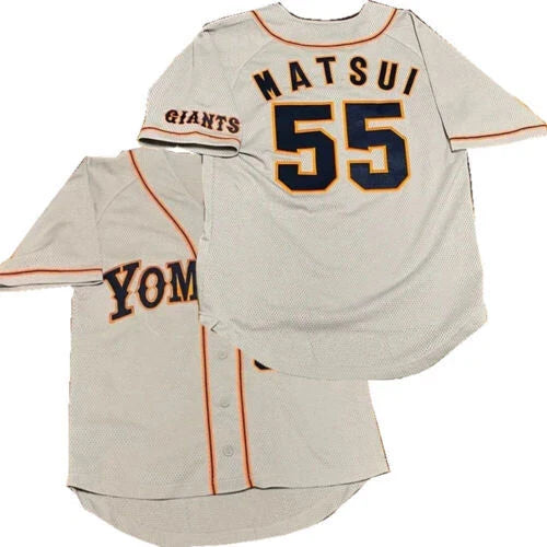 2000s Hideki Matsui #55 Yomiuri Giants Baseball Jersey