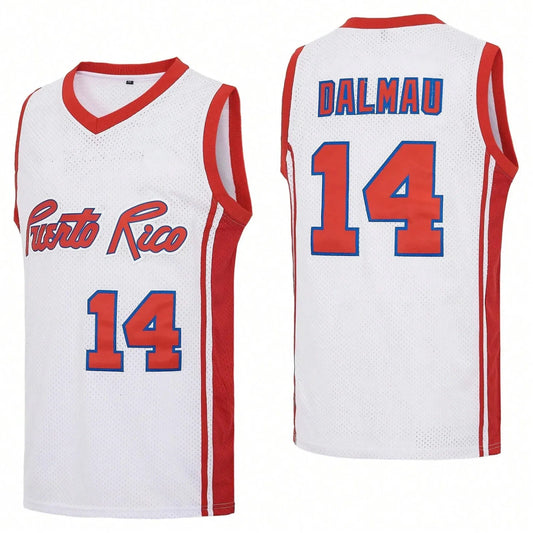 2023 Gian Clavell #14 Puerto Rico Basketball Jersey