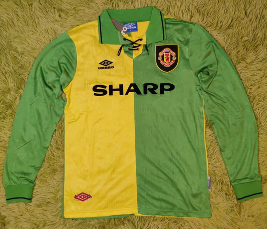 1992-94 Eric Cantona #7 Manchester United Soccer Jersey