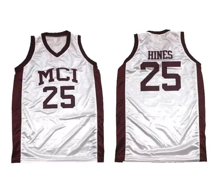 90s Karlton Hines #25 MCI Basketball Jersey