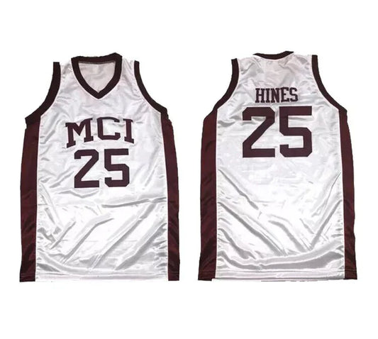 90s Karlton Hines #25 MCI Basketball Jersey