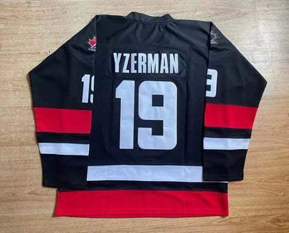 90s Steve Yzerman #19 Team Canada Hockey Jersey