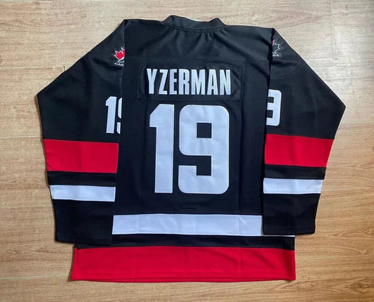 90s Steve Yzerman #19 Team Canada Hockey Jersey