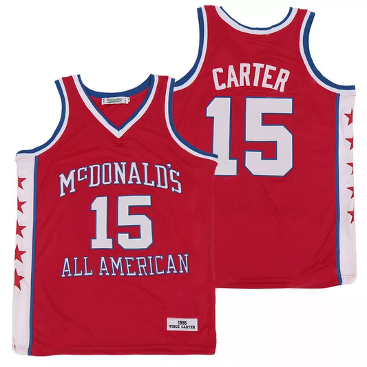 1995 Vince Carter #15 McDonald's Retro Basketball Jersey