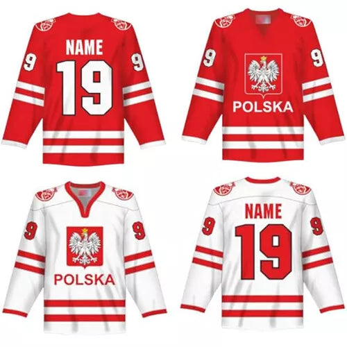Retro Team Poland Hockey Jersey